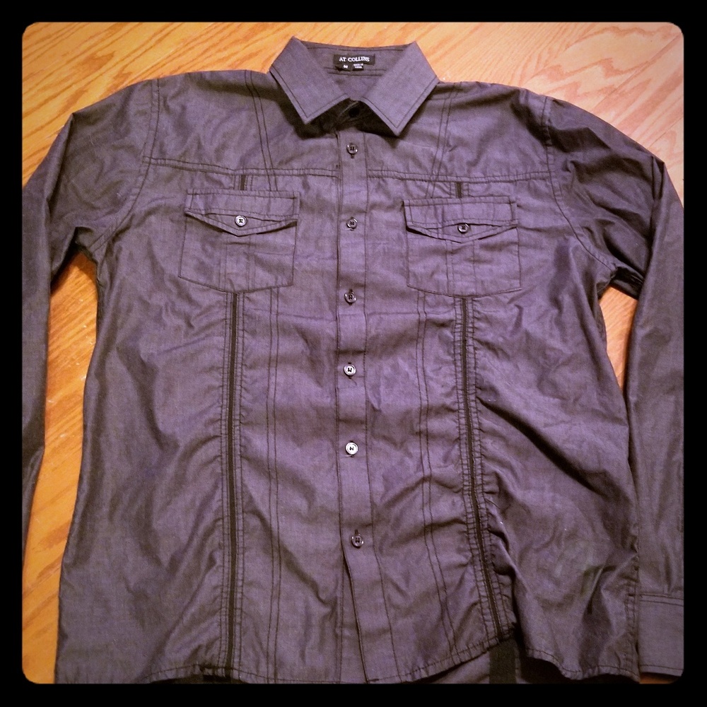 At Collins Men's button down shirt